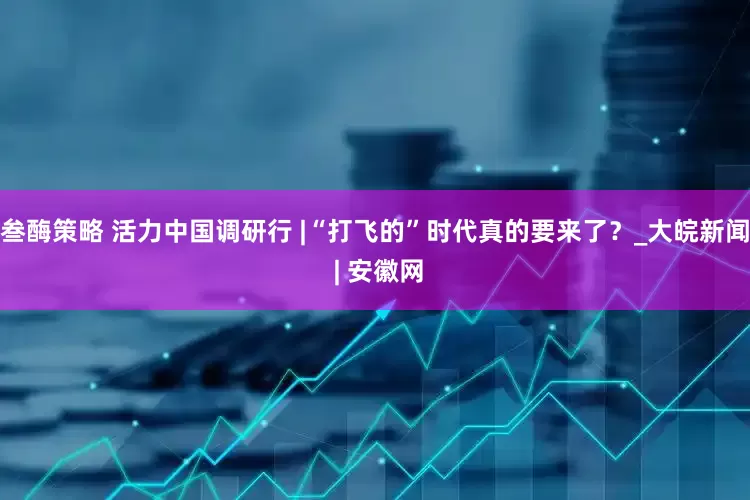 叁酶策略 活力中国调研行 |“打飞的”时代真的要来了？_大皖新闻 | 安徽网